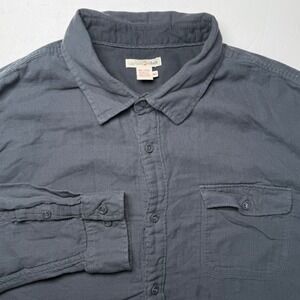 Carbon2Cobalt Button Down Shirt Mens XL Gray Cotton Long Sleeve Casual 133409